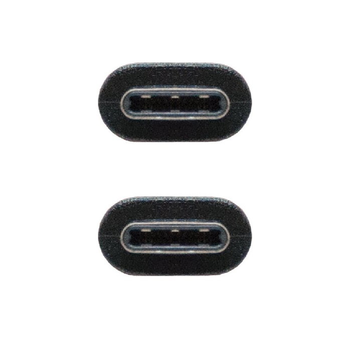 Nanocable Cable USB 3.2 Gen2x2 100W 4K/60Hz USB-C a USB-C 1m Negro